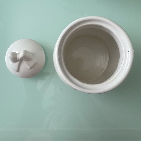 {Enesco Precious Moments} Christmas Happy Holly Days Stoneware Teapot Set 1994 - Picture 6 of 15